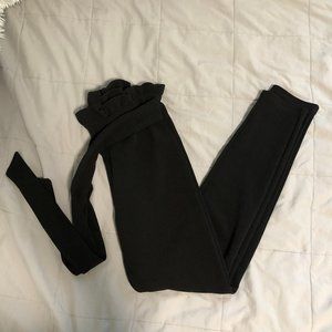 SHEIN Black Skinny Leg Dress Pants